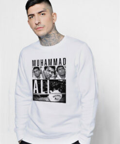 Muhammad Ali Photos Vintage Sweatshirt