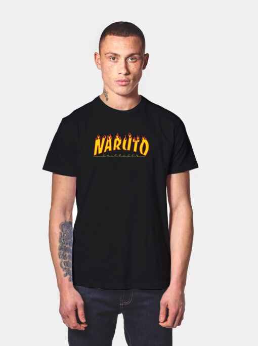 Naruto Thrasher Logo Mash Up T Shirt