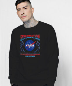 Nasa Exploration Lightning Sweatshirt