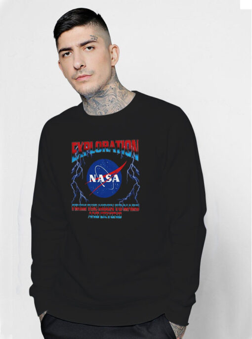 Nasa Exploration Lightning Sweatshirt