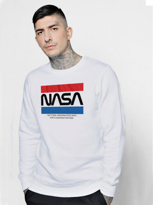 Nasa Stripes Merch Sweatshirt