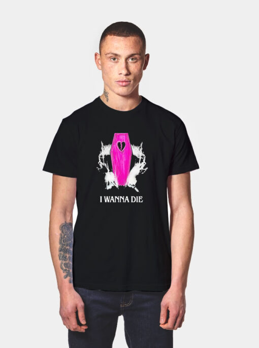 Nessa Barrett Mesh I Wanna Die T Shirt