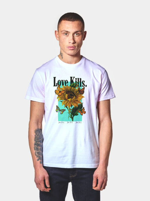 Novelty Love Kills Graphic T Shirt