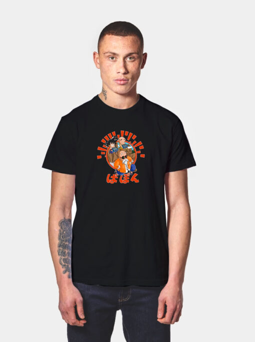 Roshi Training Goku And Krillin Anime Dragon Ball T Shirt