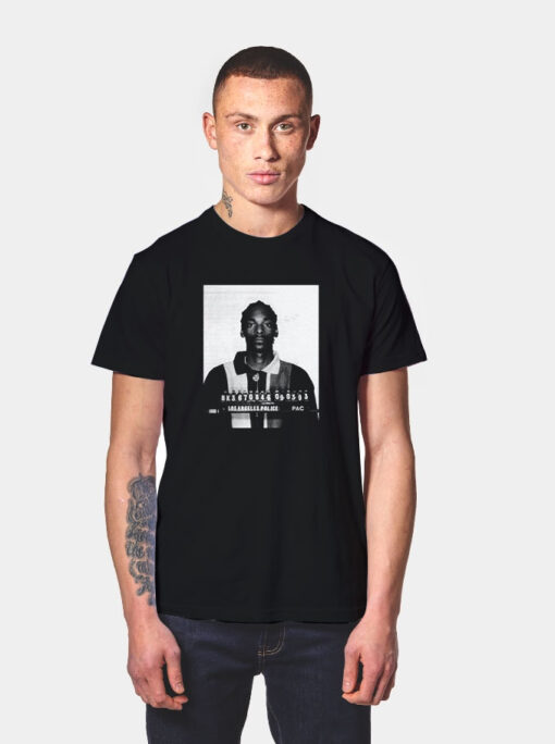 Snoop Dogg Mug Shot Mugshot Vintage T Shirt