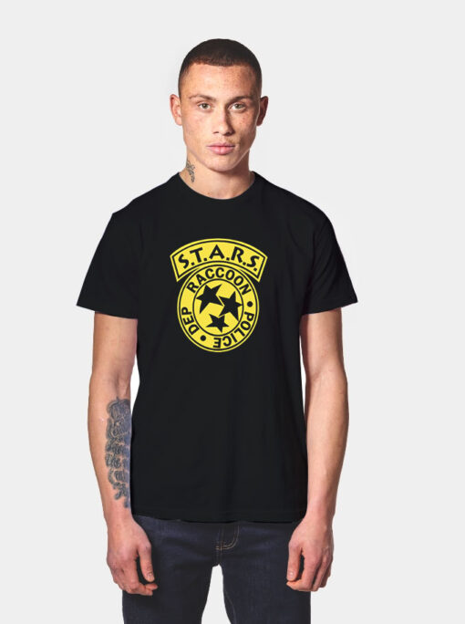 Stars Police Emblem Inspired T Shirt