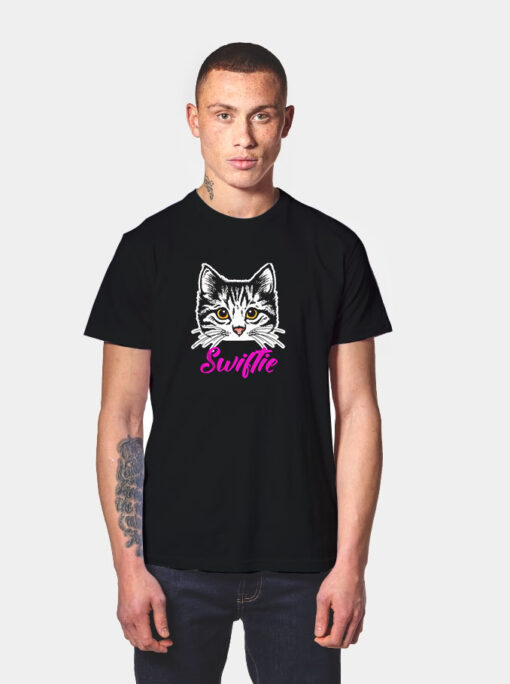 Taylor White Cat Swiftie T Shirt