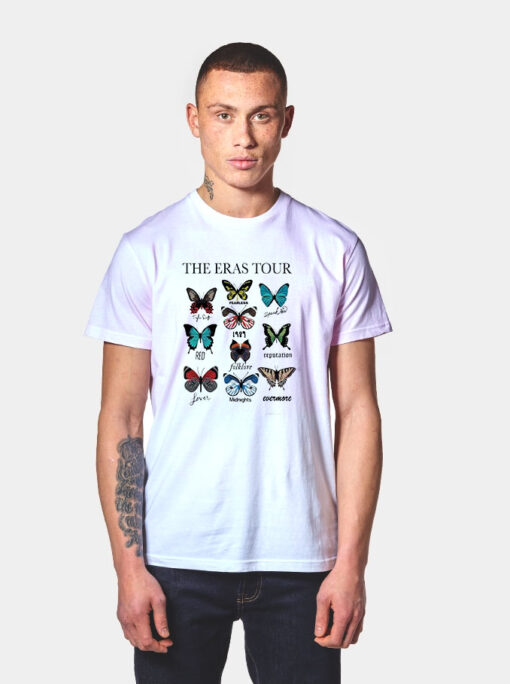 The Eras Tour 10 Butterfly Vintage The Eras Tour 2023 T Shirt