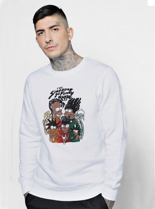 The Simpsons Go Funky Reggae Sweatshirt