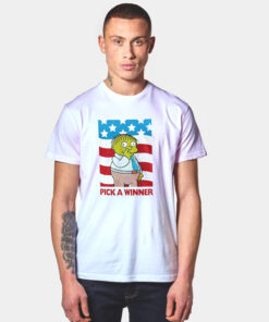 The Simpsons Wiggum Pick A Winner T Shirt