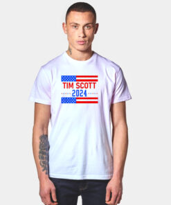 Tim Scott 2024 For President Flag T Shirt