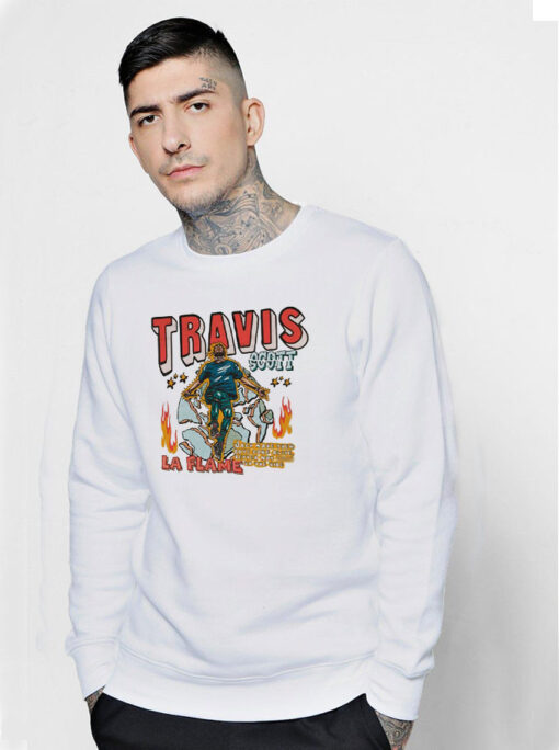 Travis Scott La Flame Vintage Sweatshirt