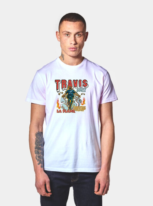 Travis Scott La Flame Vintage T Shirt