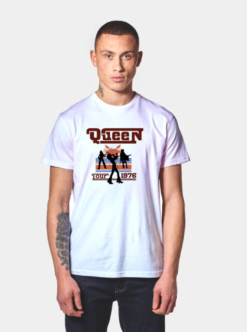 Vintage Queen 76 Tour Silhouettes T Shirt