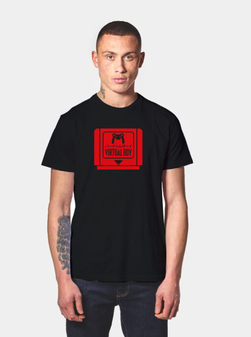 Virtual Boy Game Cartridge Inspired T Shirt