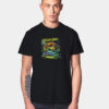 Dino Attacking Jurassic Park Tour SUV Classic T Shirt