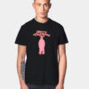 Merry Christmas Ralphie Pink Bunny T Shirt