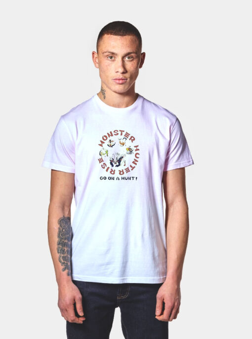 Monster Hunter Rise Go On A Hunt T Shirt