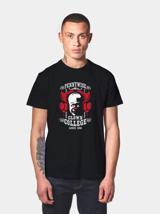 Pennywise Clown College Movie T Shirt