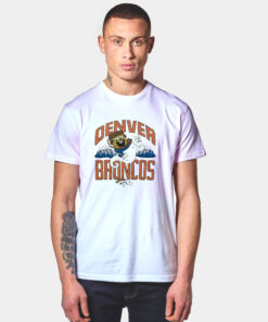 Retro SpongeBob X Denver Broncos T Shirt