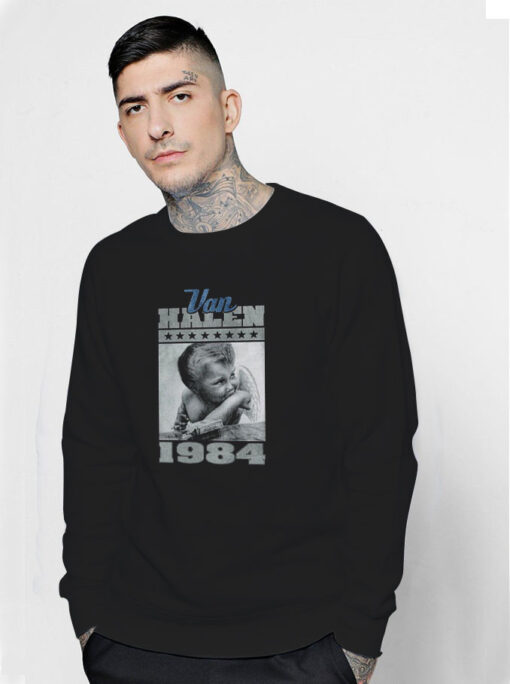 1984 Tour Of The World Graphic Sweatshirt