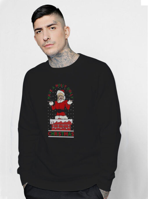 A Holly Dolly Christmas Sweatshirt