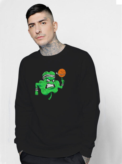 Angry Shamrock Boston Celtics Sweatshirt