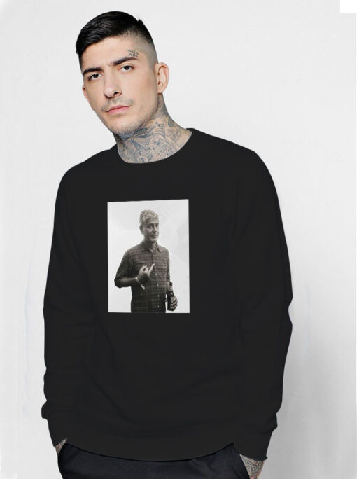 Anthony Bourdain Middle Finger Sweatshirt