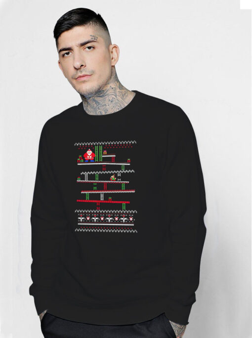 Arcade Climber Christmas Sweatshirt