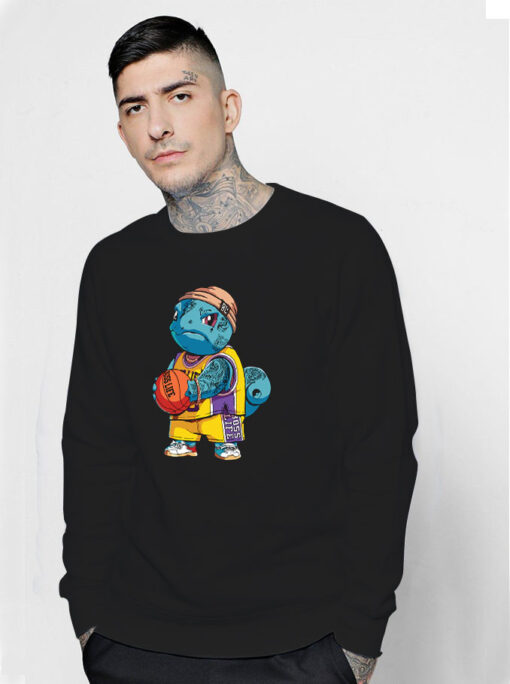 Basketball Squirtle Pokemon Sweatshirt