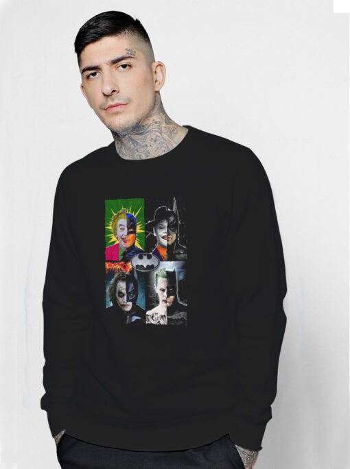 Batman And Joker TV & Movie Actors Sweatshirt