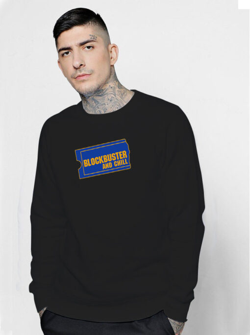 Blockbuster And Chill Logo Sweatshirt