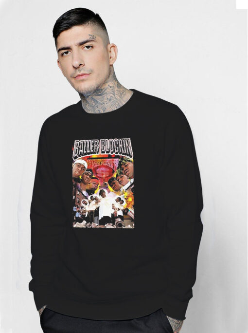 Cash Money Millionaires Baller Blockin Album Cover Sweatshirt