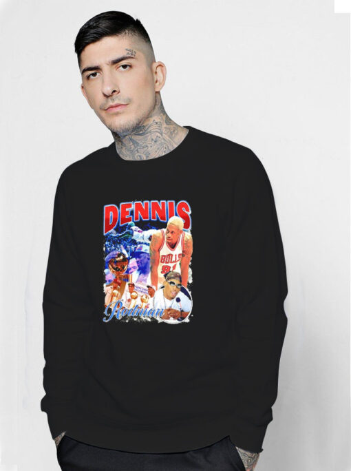 Chicago Bulls Dennis Rodman Bootleg Vintage Sweatshirt