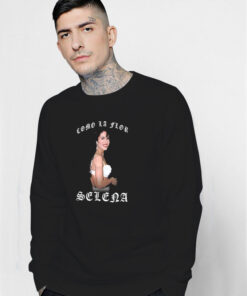 Como La Flor Selena Vintage Sweatshirt