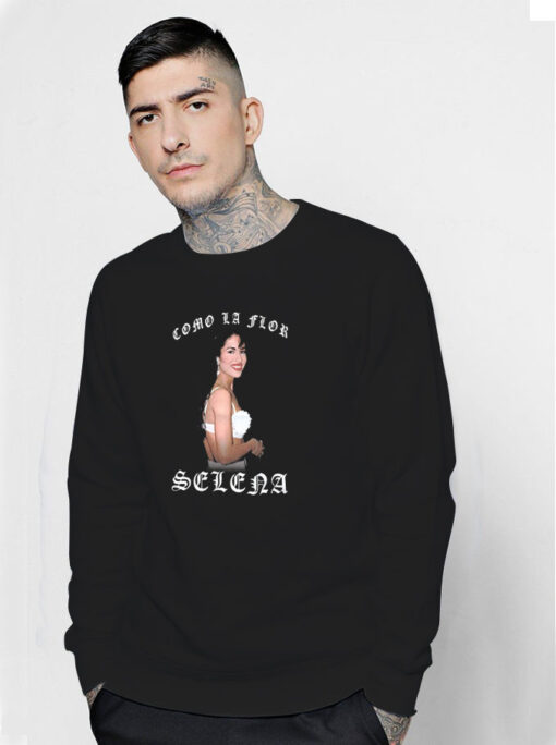 Como La Flor Selena Vintage Sweatshirt