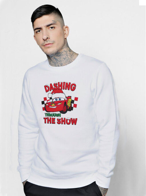 Dashing Through The Snow Lightning McQueen Sweatshirt