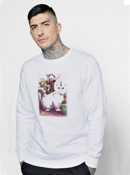 Deadpool And Cat Unicorn Sweatshirt