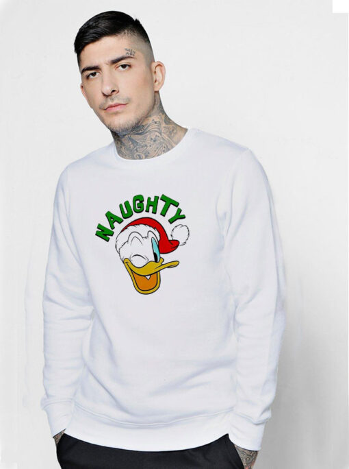 Donald Duck Naughty Christmas Sweatshirt