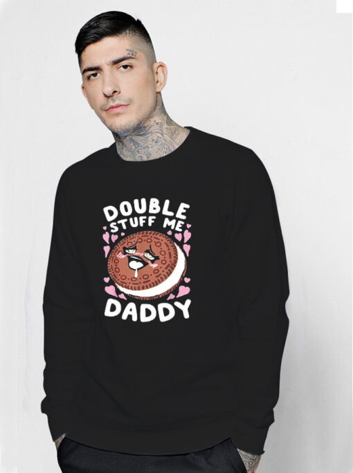 Double Stuff Me Daddy Ahegao Face Sweatshirt