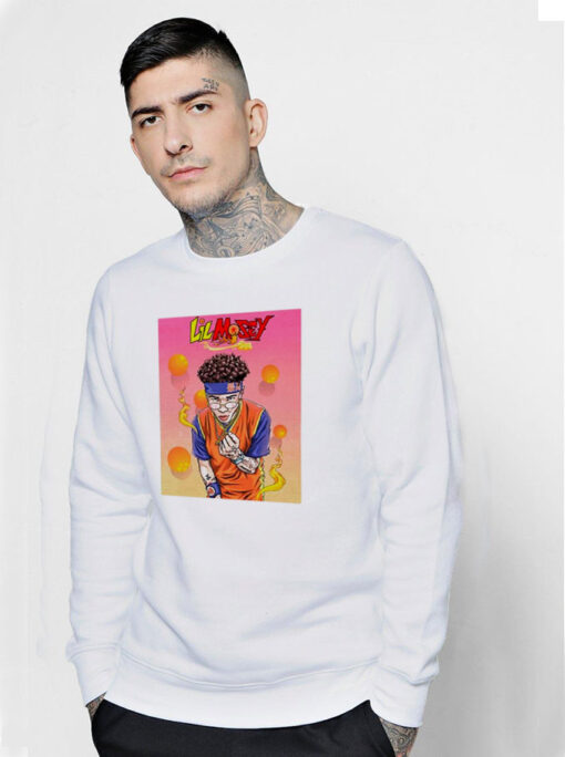 Dragon Ball Z X Lil Mosey Hip Hop Rapper Sweatshirt