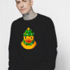 Duck Draw Happy Merry Christmas Sweatshirt