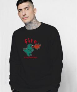 Fire Chibi Godzilla Sweatshirt