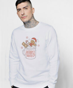 Funny Merry Bright Gingerbread Sweatshirt