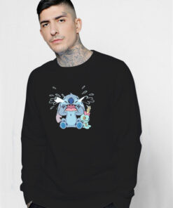 Funny Stitch Crying And Scrump Sweatshirt