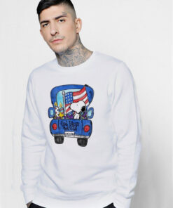 God Bless The USA Freedom A Nice Snoopy Sweatshirt