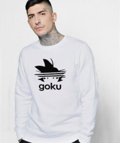 Goku Adidas Parody Anime Sweatshirt