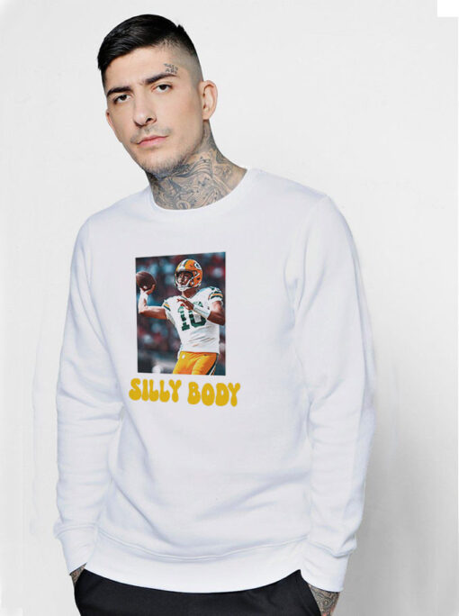 Green Bay Packers Jordan Love Silly Body Sweatshirt