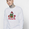 Grinch Loves Chiefs Football Helmet Sweatshirt