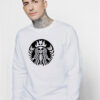 Halloween Starbucks Skeleton Sweatshirt